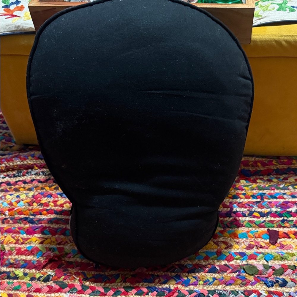 Rachel Zoe White and Black Skull Accent Pillow - Picture 2 of 6